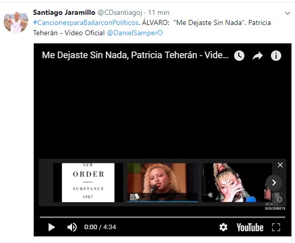  - Santiago Jaramillo, el loco del Centro Democrático, despechado le dedica un vallenato a Uribe