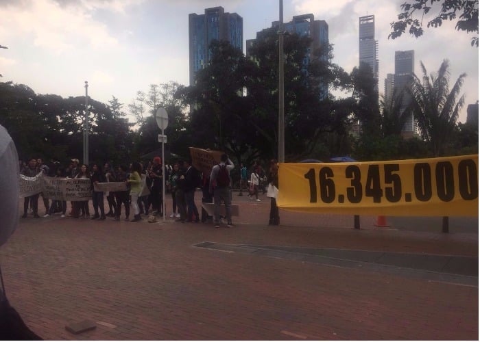 Se calientan los ánimos en los Andes: la protesta contra los $16 millones semestrales: VIDEO