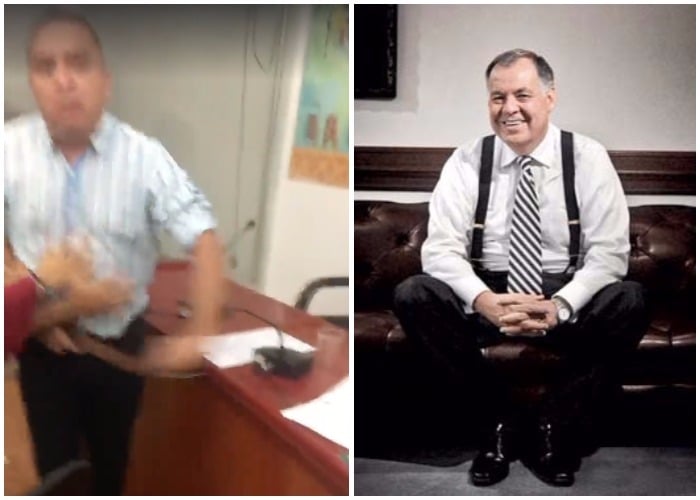 Aliado de Ordóñez amenaza a correazos al concejal que le cantó la tabla al exprocurador: VIDEO