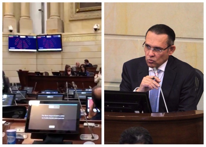 Efraín Cepeda, presidente del Senado, no ha cumplido con su misión: quórum para la JEP. VIDEO