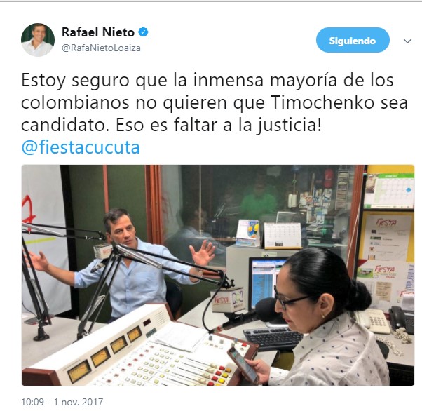  - Avalancha uribista contra Santos y Timochenko