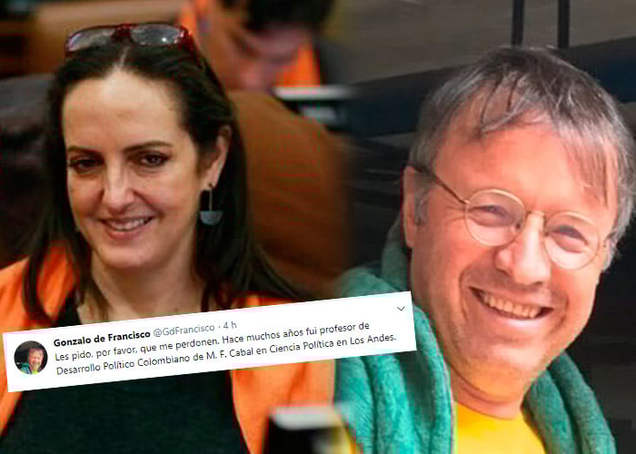 El profesor de María Fernanda Cabal en los Andes, se avergüenza públicamente de ella