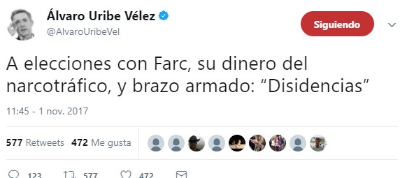  - Avalancha uribista contra Santos y Timochenko