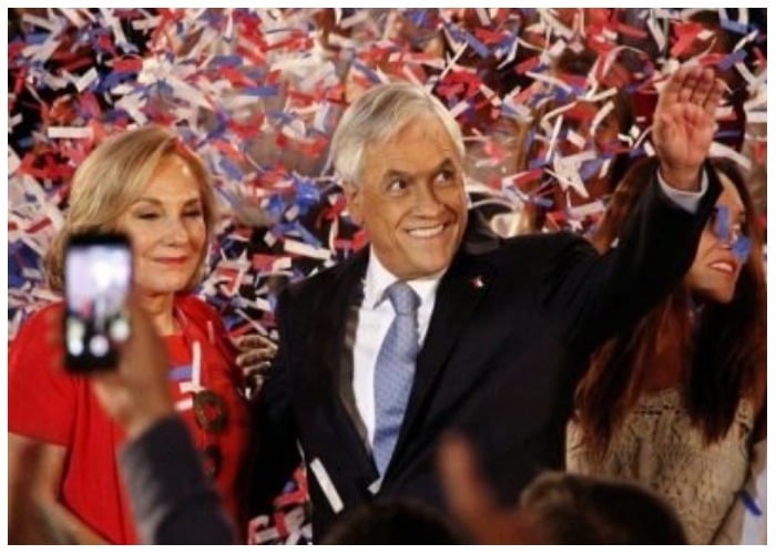 Sebastian Piñera se impuso en Chile con una diferencia de casi 10 puntos