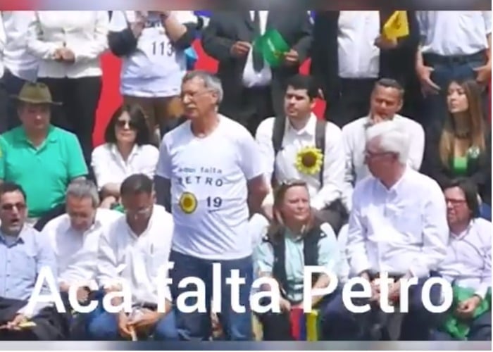 El asco de Robledo en el lanzamiento del programa de Coalición Colombia