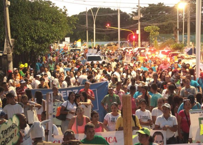 Los ciudadanos le plantaron cara a la corrupción y defendieron a Caicedo y Martínez