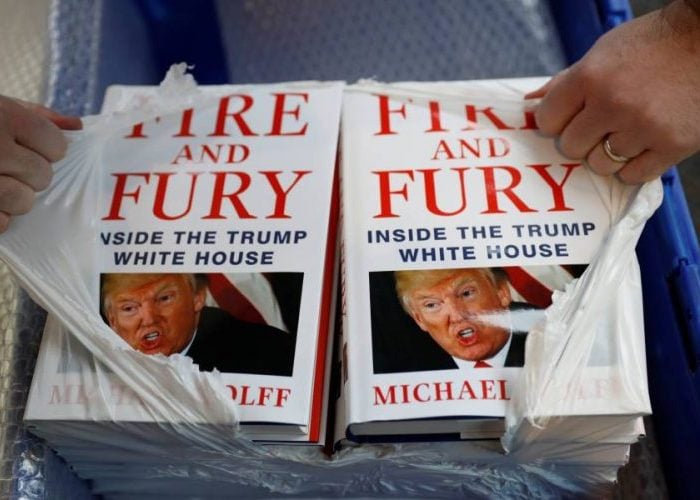 'Fuego y furia' y la ira contra Trump