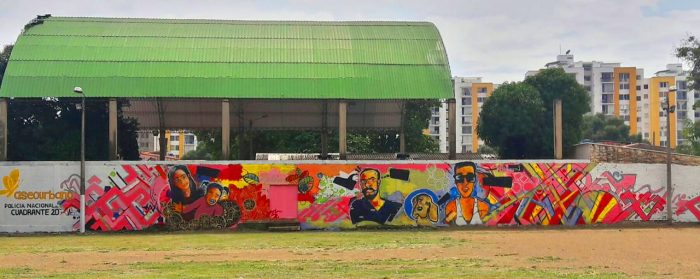  - Un grillo pinta murales en Cúcuta