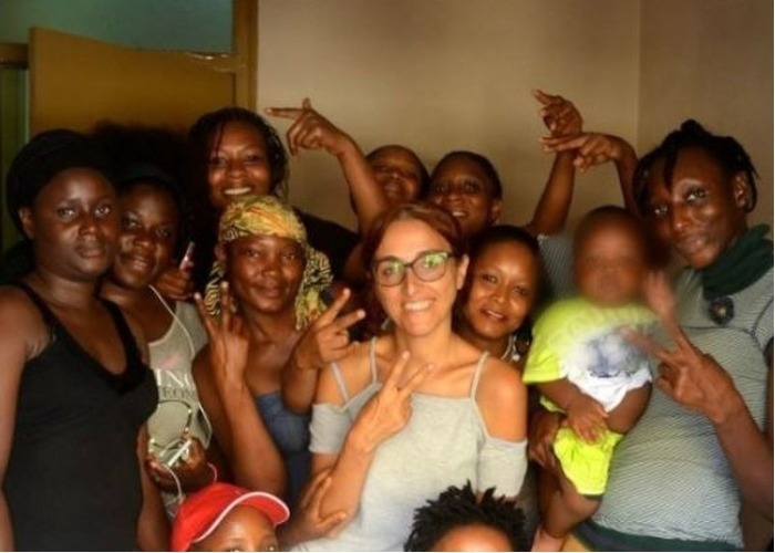 El ángel de los refugiados en el Mediterráneo