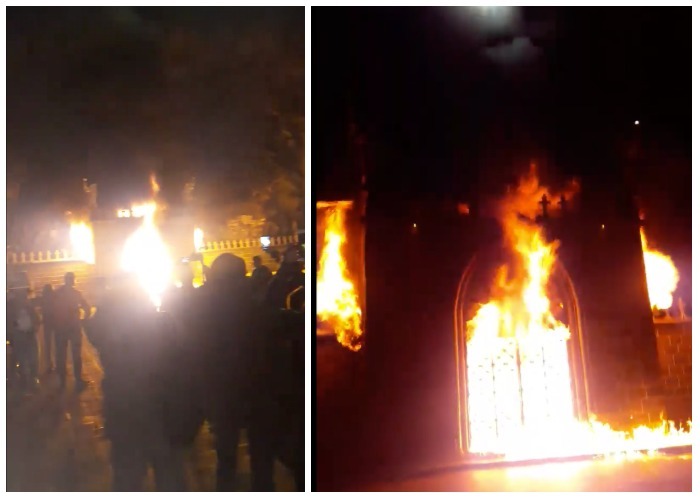 Video: Las llamas que consumieron el santuario Las Lajas, en Ipiales