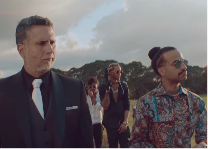 Marlon Moreno intenta volver a actuar... otra vez como El Capo en videoclip de reguetón