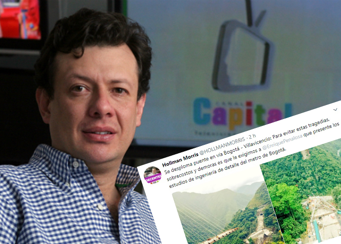 El malintencionado trino de Hollman Morris por la tragedia del puente en la vía Bogotá-Villavicencio