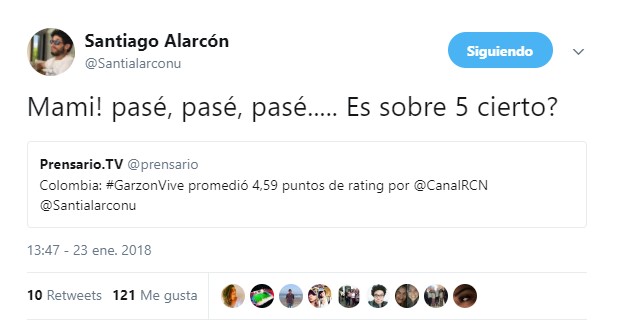 El actor que hace de Jaime Garzón se burla del rating de la novela - -- Las2orillas - El actor que hace de Jaime Garzón se burla del rating de la novela
