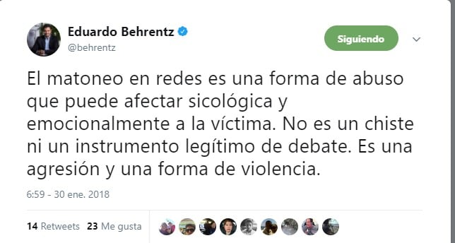  - La defensa del vicerrector de los Andes a la grosería de su novia