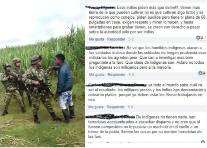 “El indio se merecía su tiro”, el discurso del odio y la ignorancia en la redes sociales