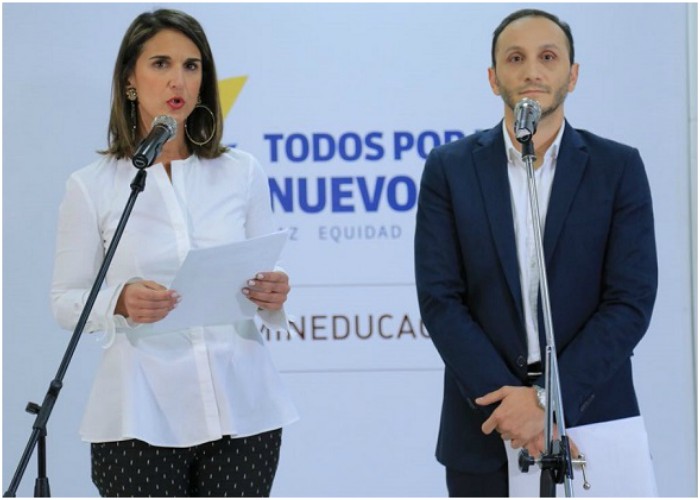 La ministra de educación Yaneth Giha y su plan con Colciencias