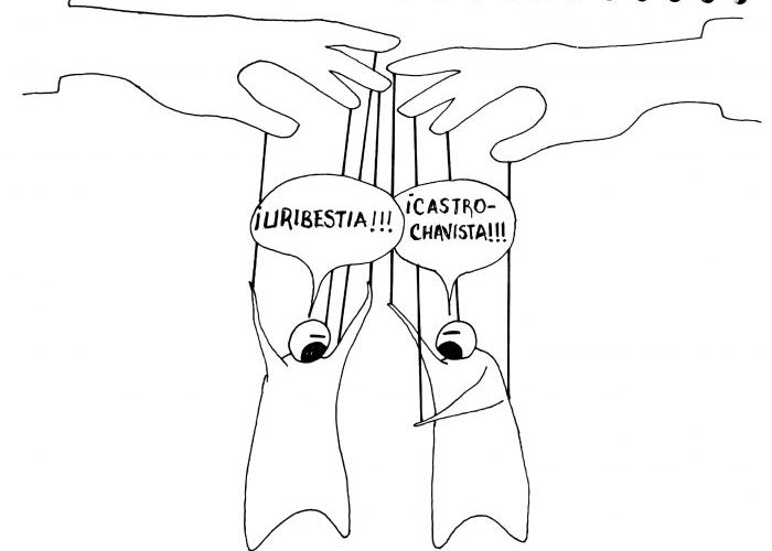Caricatura: contienda electoral