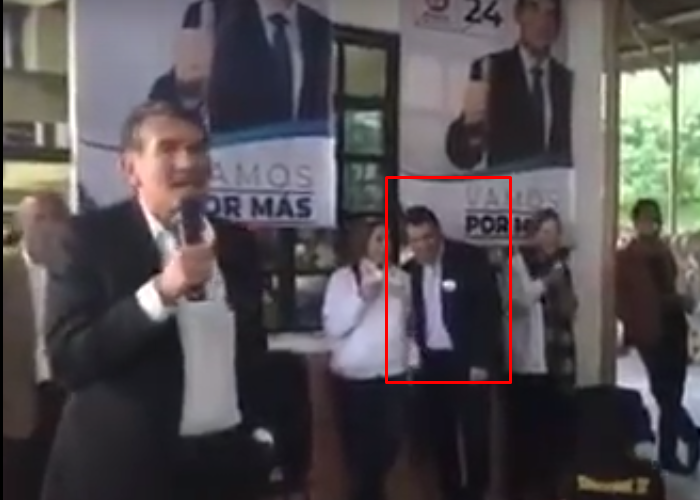¿Óscar Ramírez, candidato de Cambio Radical, haciéndole campaña al Partido de la U?
