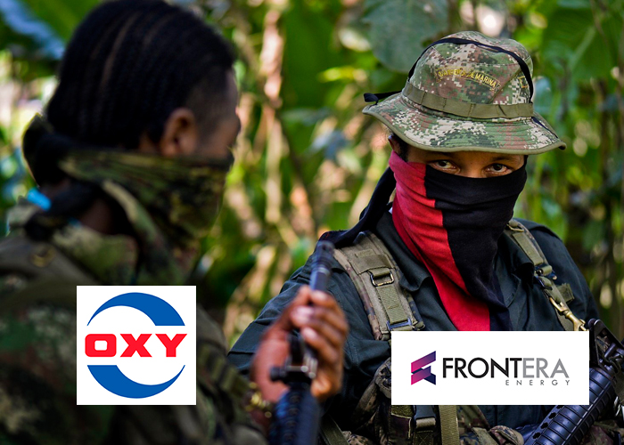 Dos grandes petroleras, Frontera y Oxy, forzadas a suspender la producción