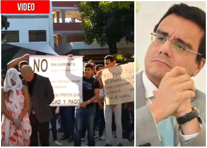 VIDEO: Furia estudiantil en Barranquilla. ¿Dónde está el rector de la Autónoma?