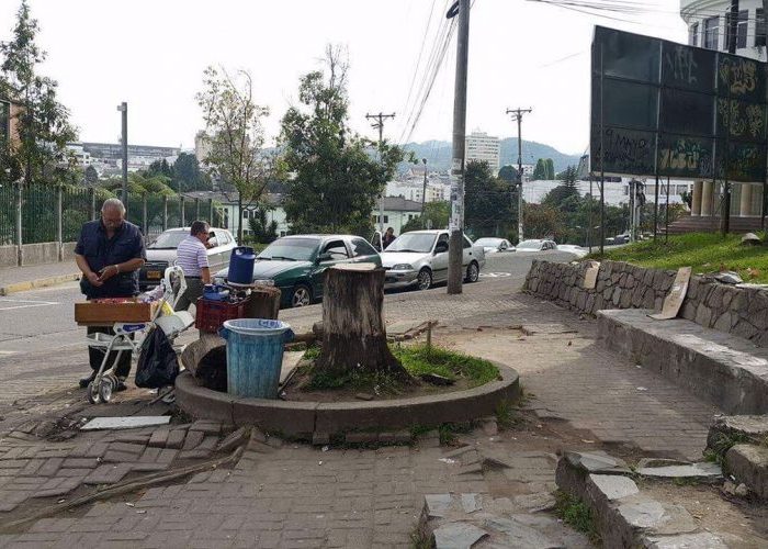 Inseguridad en el Parque de la gotera de Manizales