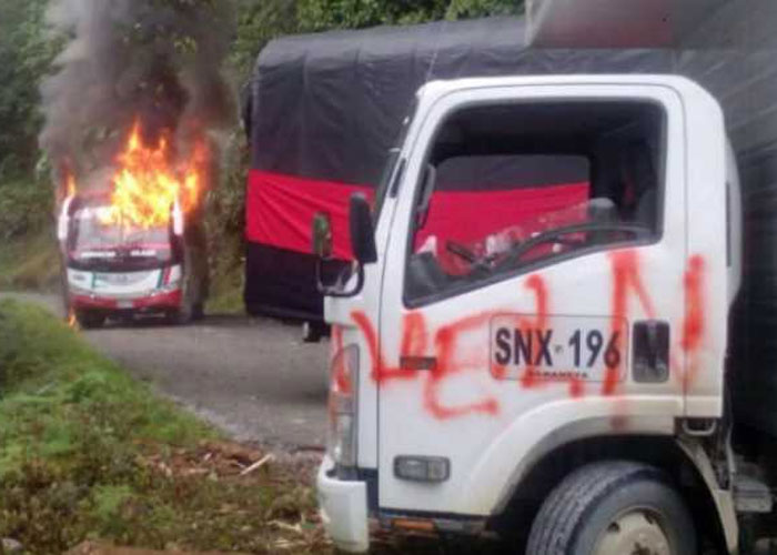 Sí hay paro armado, señor presidente