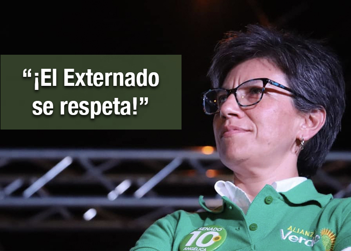 Explosivo trino de Claudia López: 