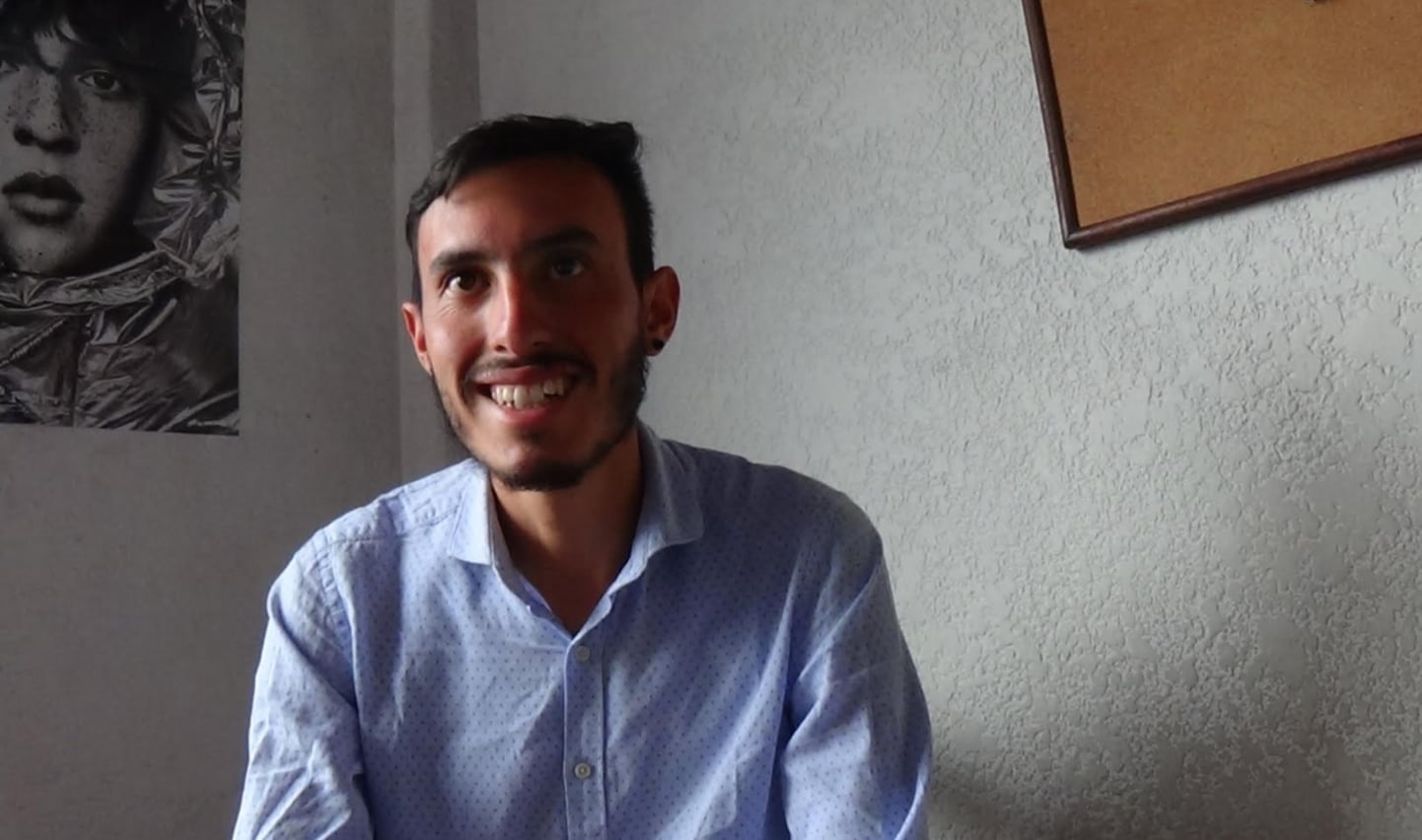 Germán Hernández, un joven antipeñalosista con los ‘Decentes’