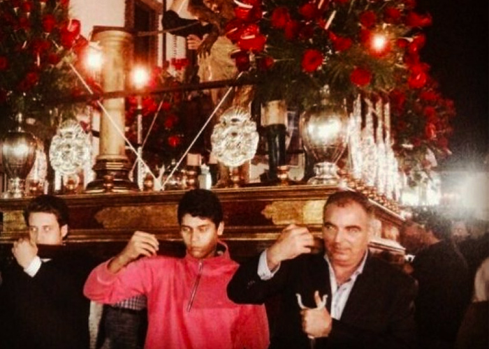 Tres poderosos, con los santos a cuestas en la Semana Santa de Popayán