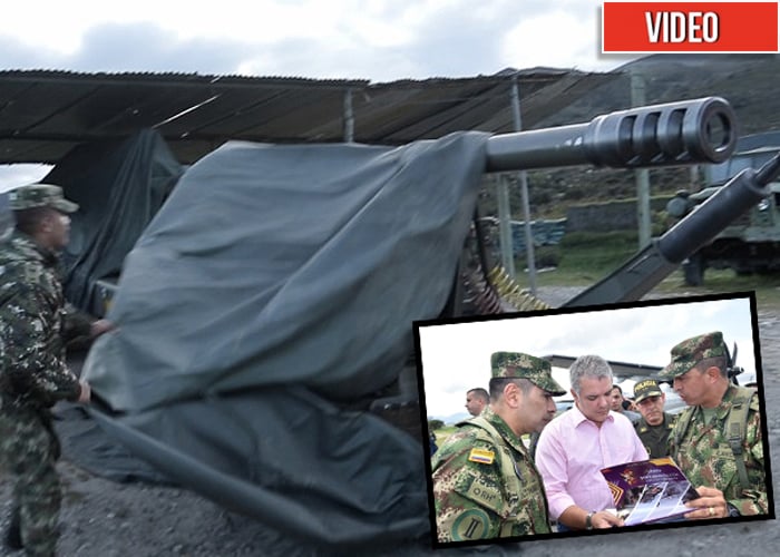 El supercañón que el Ejército desempolvó para usar en el Catatumbo