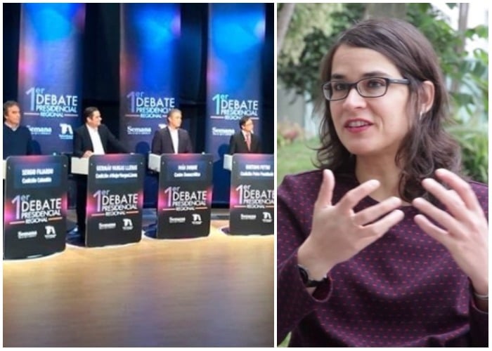 El primer debate presidencial según Carolina Sanín