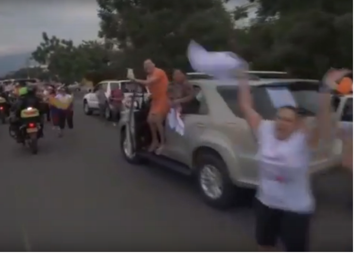 Recibimiento de héroe a Iván Duque en Cúcuta