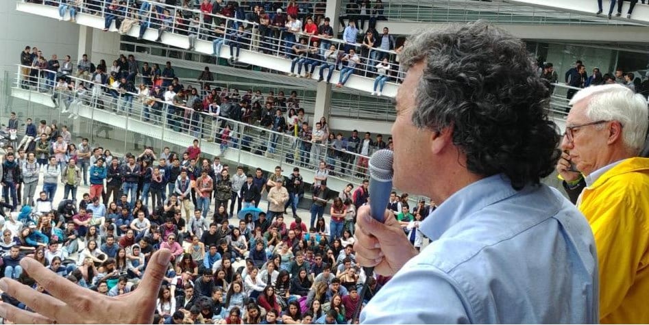 Fajardo se midió en la Universidad Nacional y pasó la prueba