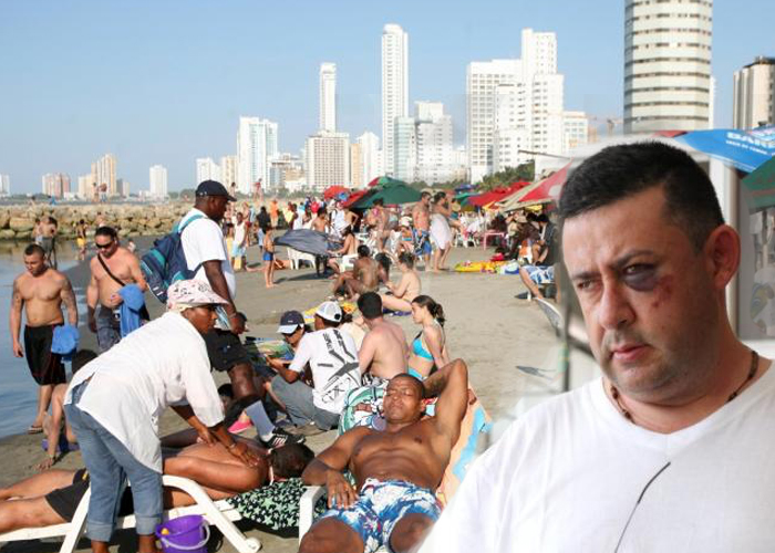 Masajistas cartageneros cogen a golpes a turistas rolos por no pagar 'pruebita'