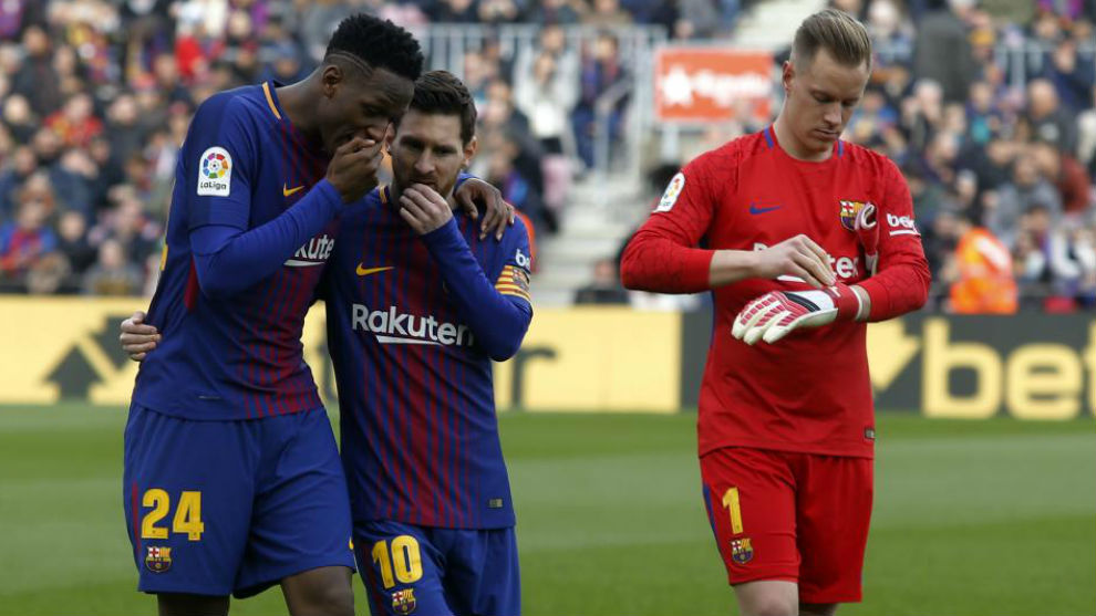 Las razones por las que Yerry Mina no seguiría en el Barcelona