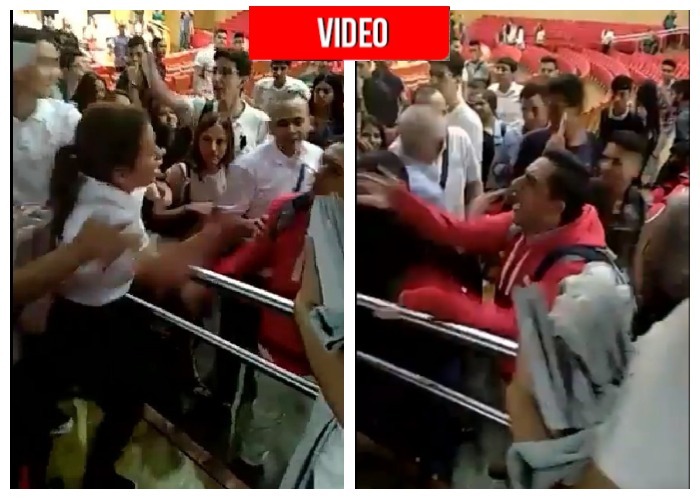 VIDEO: Pelea en visita de Iván Duque a Bucaramanga