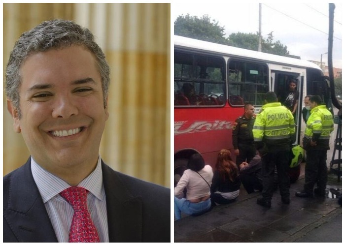 El atraco que evitaron los escoltas de Iván Duque