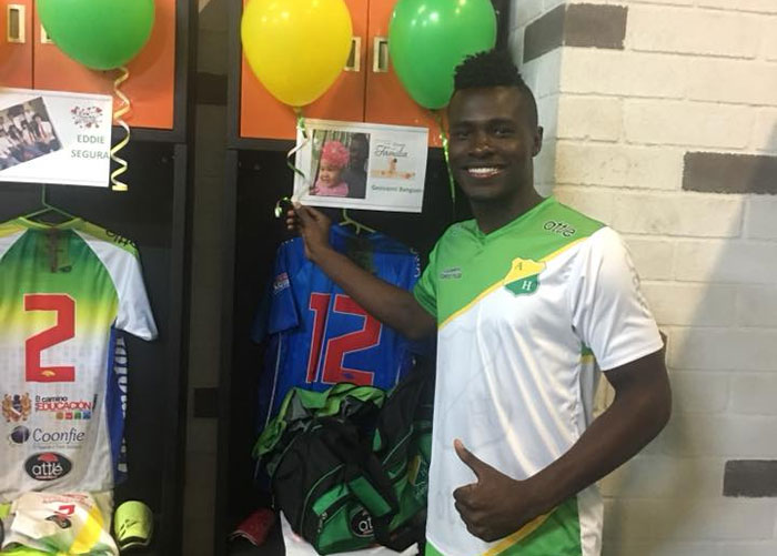 El feliz reencuentro del portero del Atlético Huila y su padre