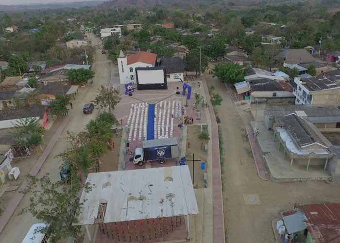 El cine se tomó las calles de San Basilio de Palenque, el primer pueblo libre de América