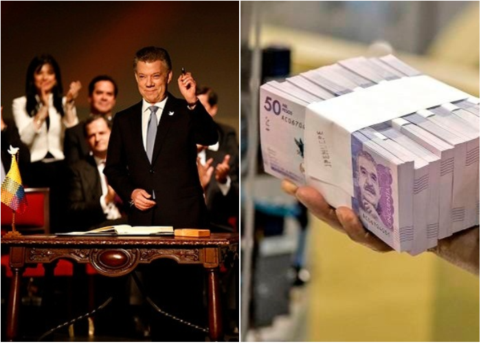 Los dineros de la paz son sagrados