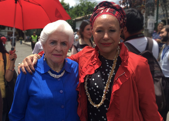 La mamá rubia de Piedad Córdoba