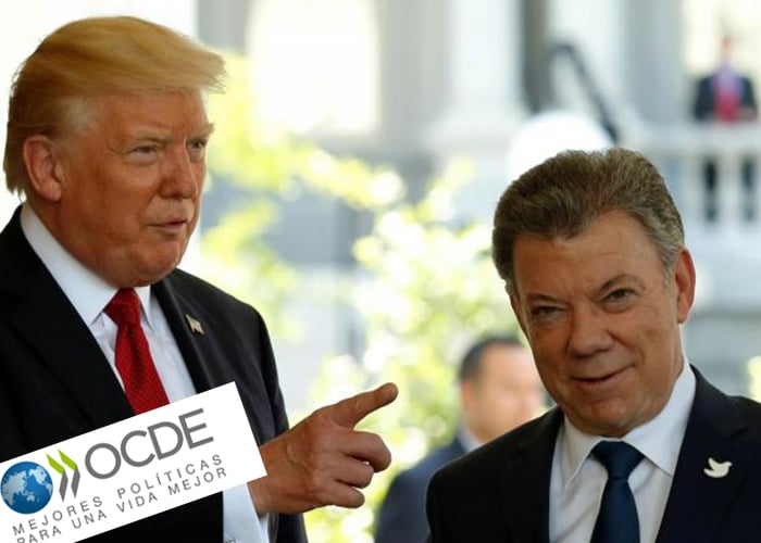 Arrodillada final de Santos a Trump para entrar a la OCDE