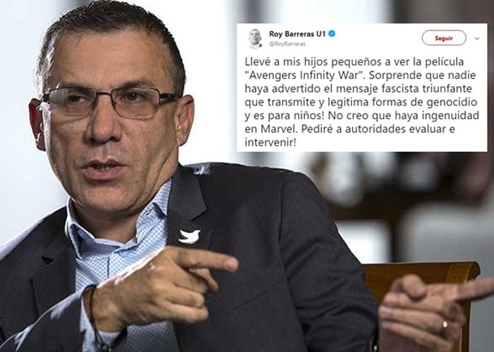 ¿Ahora Roy Barreras quiere prohibir 'Los Vengadores' en Colombia?