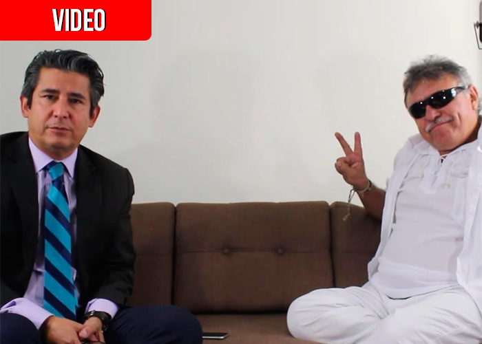 La última entrevista de Jesús Santrich en libertad