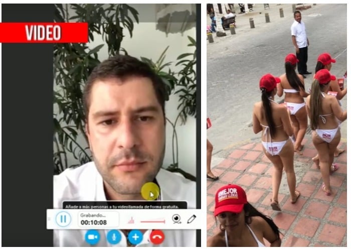 VIDEO: El Mello Cotes responde cuestionamientos por la campaña de los bikinis en Santa Marta