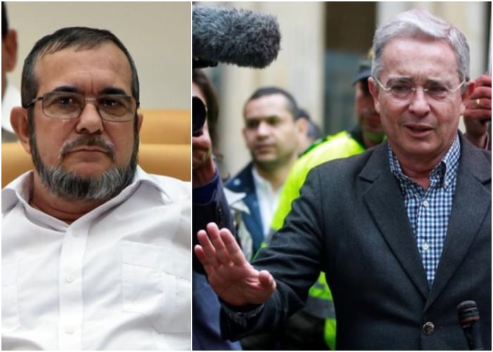 Timochenko quiere decir la verdad, pero con Uribe a su lado