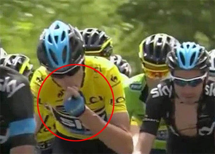 El misterioso inhalador de Chris Froome
