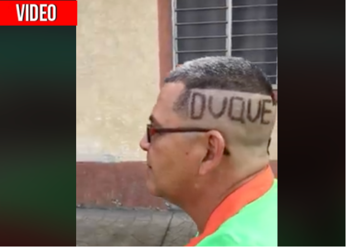 Video: Los fanáticos de Duque con peluqueado Popeye style