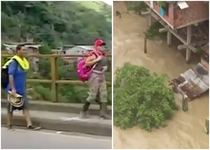 Las aguas del Cauca amenazan cuatro grandes pueblos de Antioquia