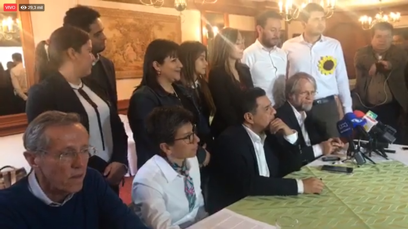 Los verdes no irán con Duque